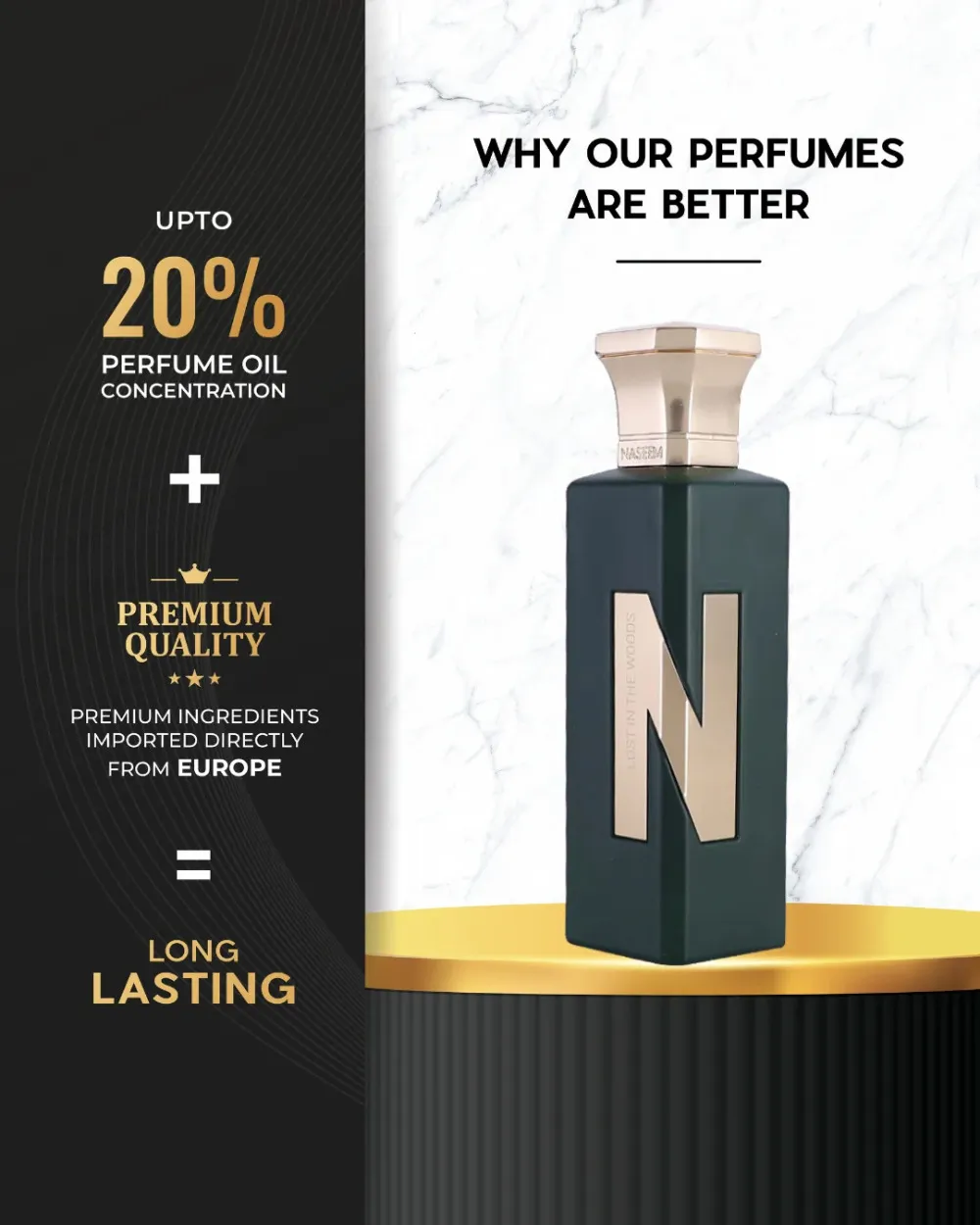 Lost In The Woods aqua perfume for men 75 ml