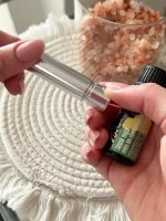 Natasha Aromatherapy Set with Inhaler - Clear Mind - Fresh Orange, Peppermint and Rosemary