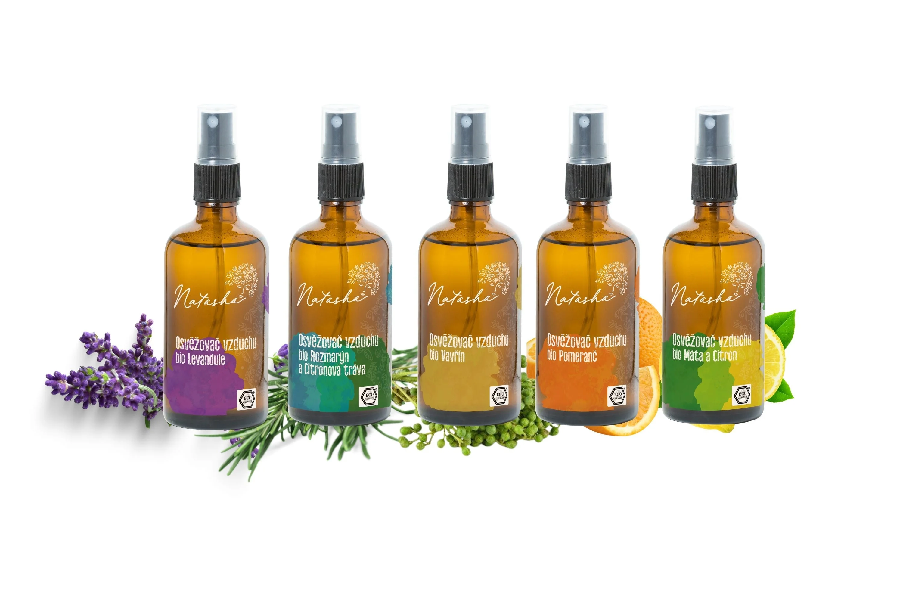 Natasha Air Freshener - Rosemary and Lemongrass (100 ml) - for better concentration