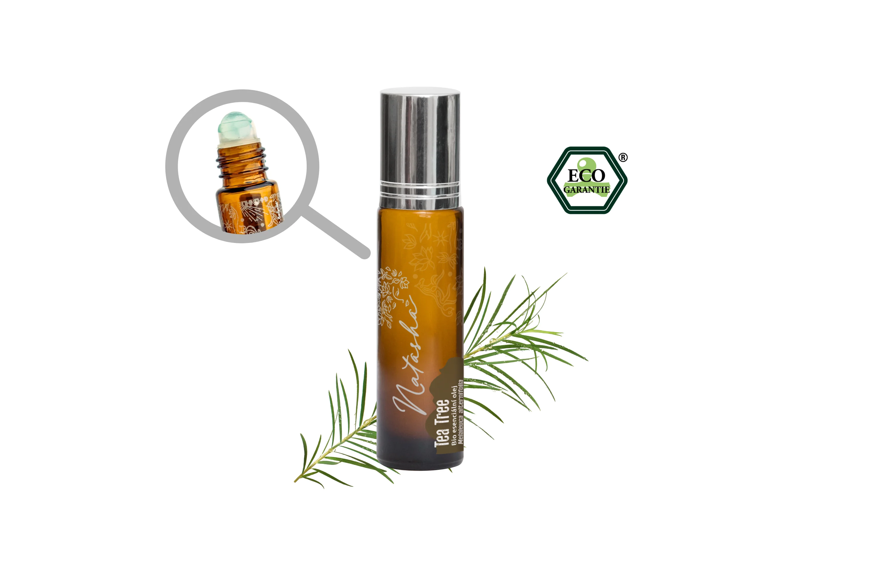 Natasha Tea Tree BIO Essential Oil Roll-On (10 ml) - a little travel helper