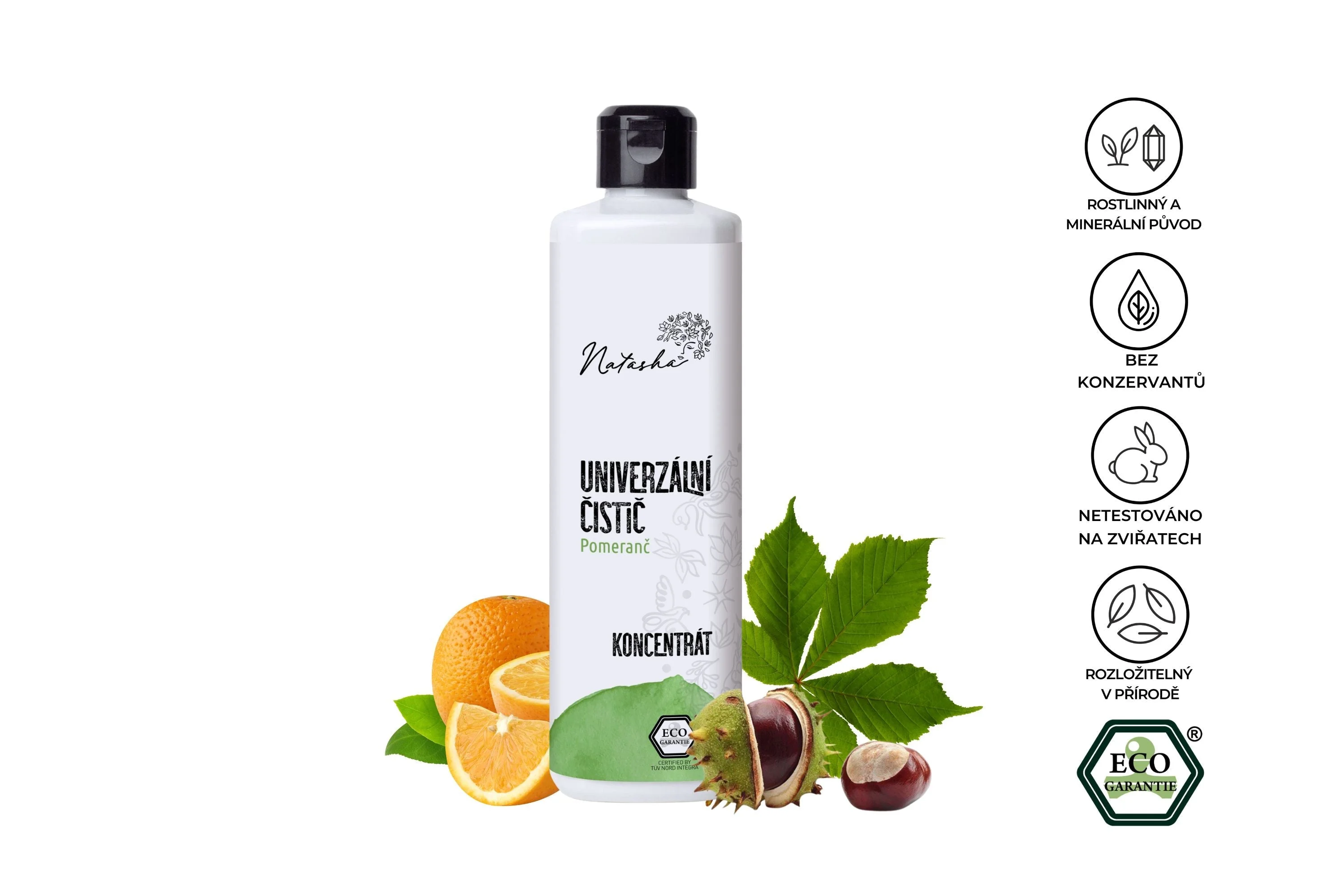 Natasha All-Purpose Cleaner Orange - concentrate 500 ml - suitable for all surfaces