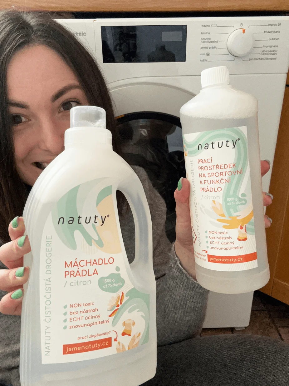 Natuty Lemon-Scented Laundry Rinse 1 l