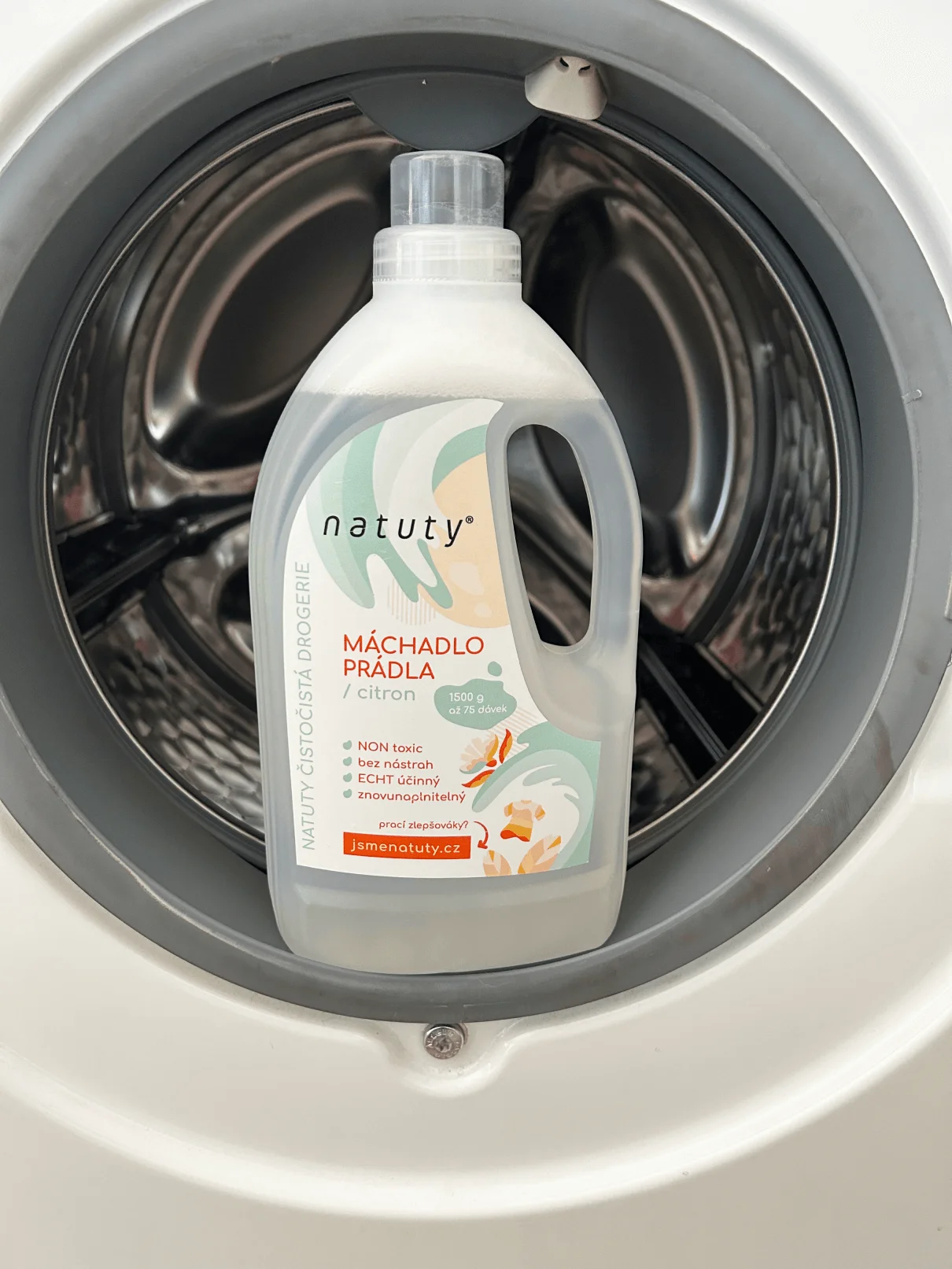 Natuty Lemon-Scented Laundry Rinse 1 l