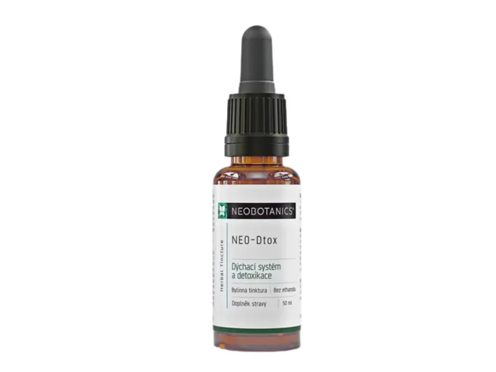 Neobotanics Neo-Dtox - tincture without alcohol (50 ml) - for respiratory problems