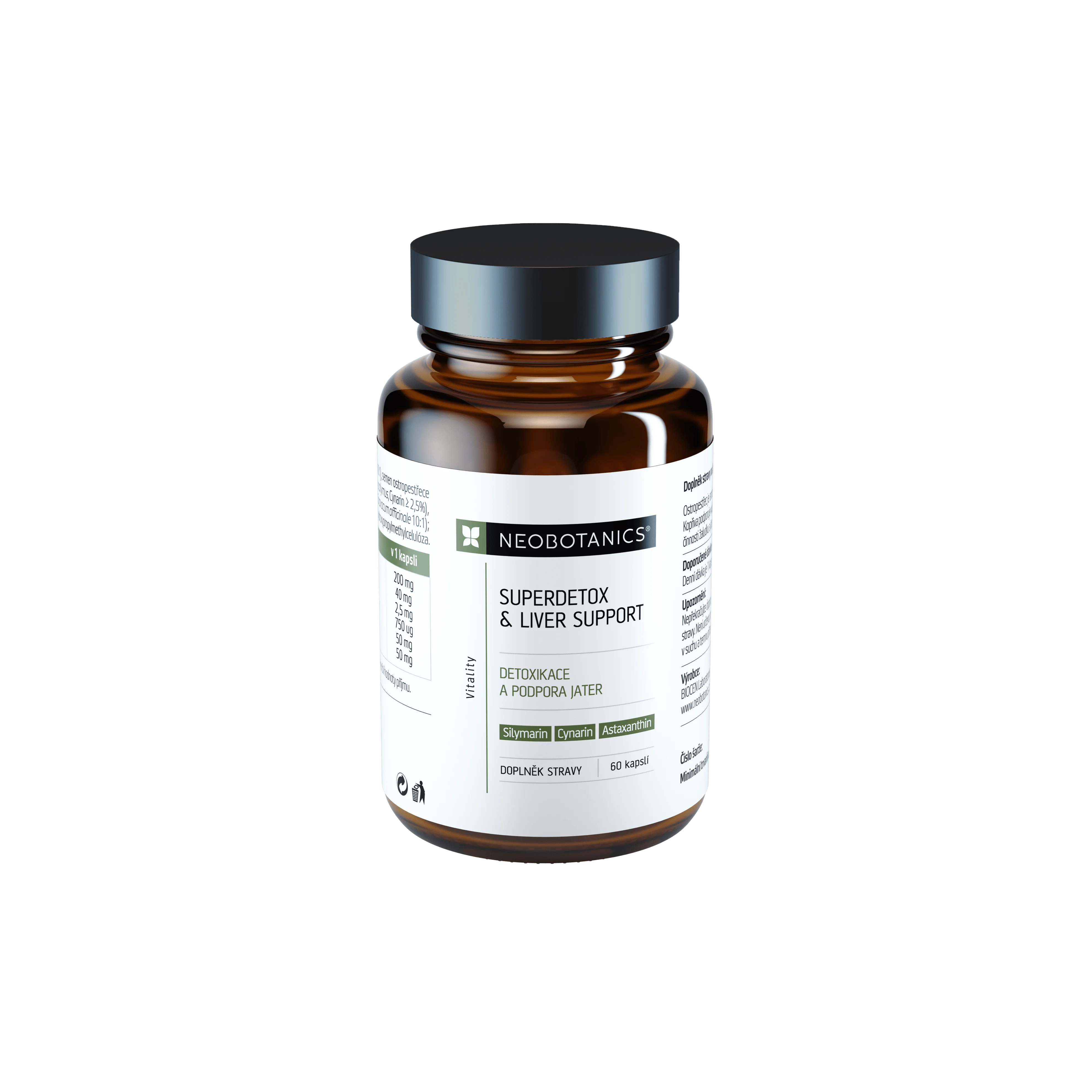 Neobotanics Superdetox & Liver Support (60 capsules) - detoxification and liver support