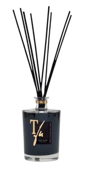 NERO DIVINO STICKS ML.500 HOME FRAGRANCE - TFU (10 Black Bamboo Sticks cm.36 included)