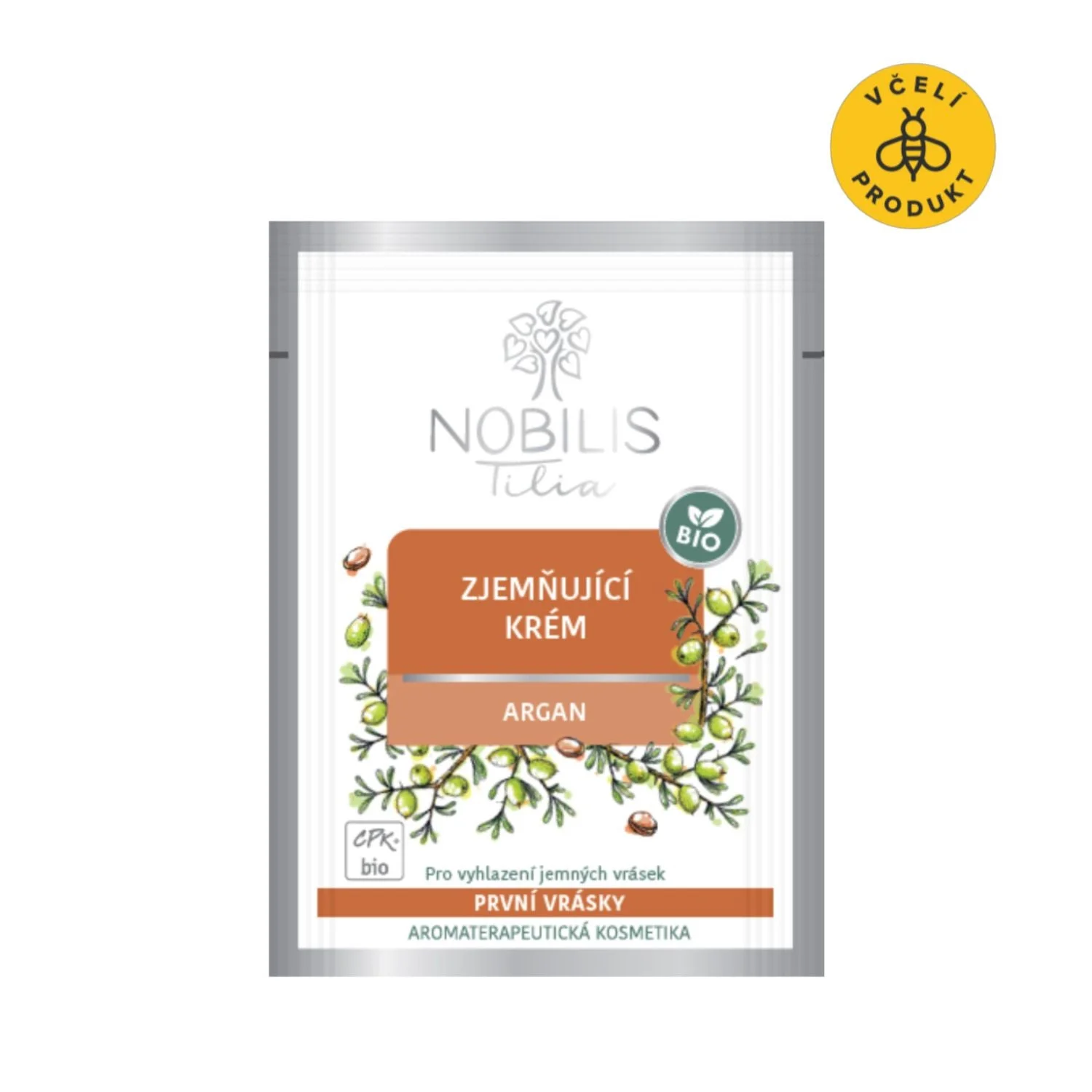 Nobilis Tilia Softening Cream Argan BIO 2 ml - sample - exp. 06/2026 - extra boost of vitality