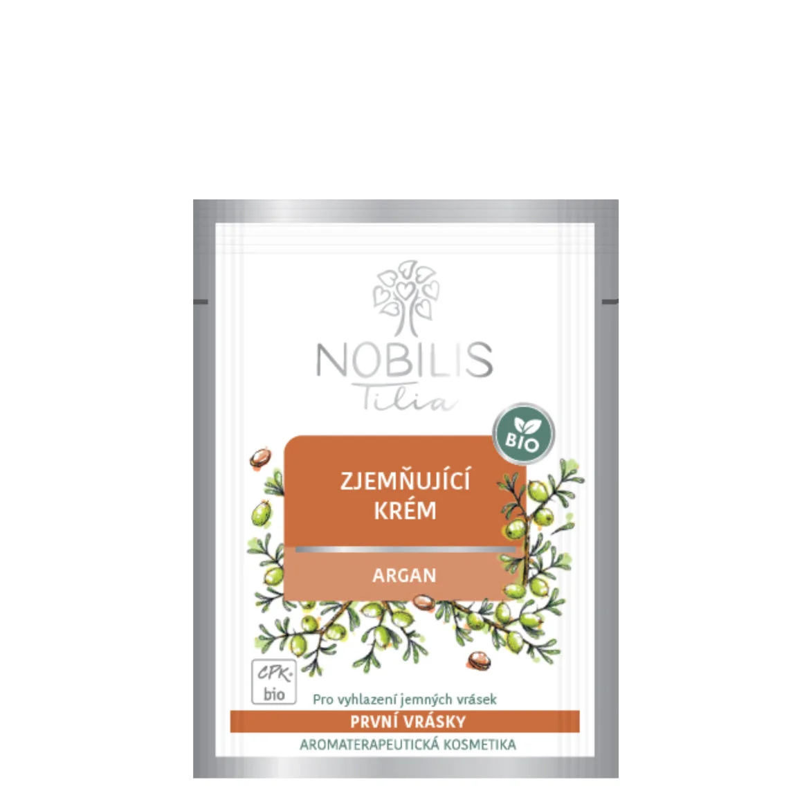 Nobilis Tilia Softening Cream Argan BIO 2 ml - sample - exp. 06/2026 - extra boost of vitality