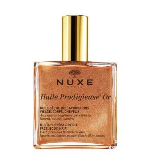 Nuxe Huile Prodigieuse Or multi-purpose shimmering dry oil for face, body and hair