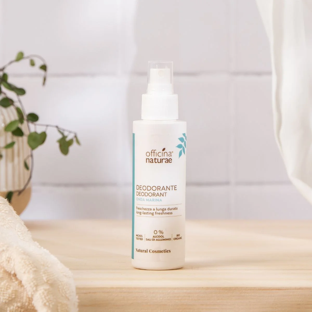 Officina Naturae Deodorant Spray - Sea Wave (100 ml) - neutralizes odor and gives a fresh scent
