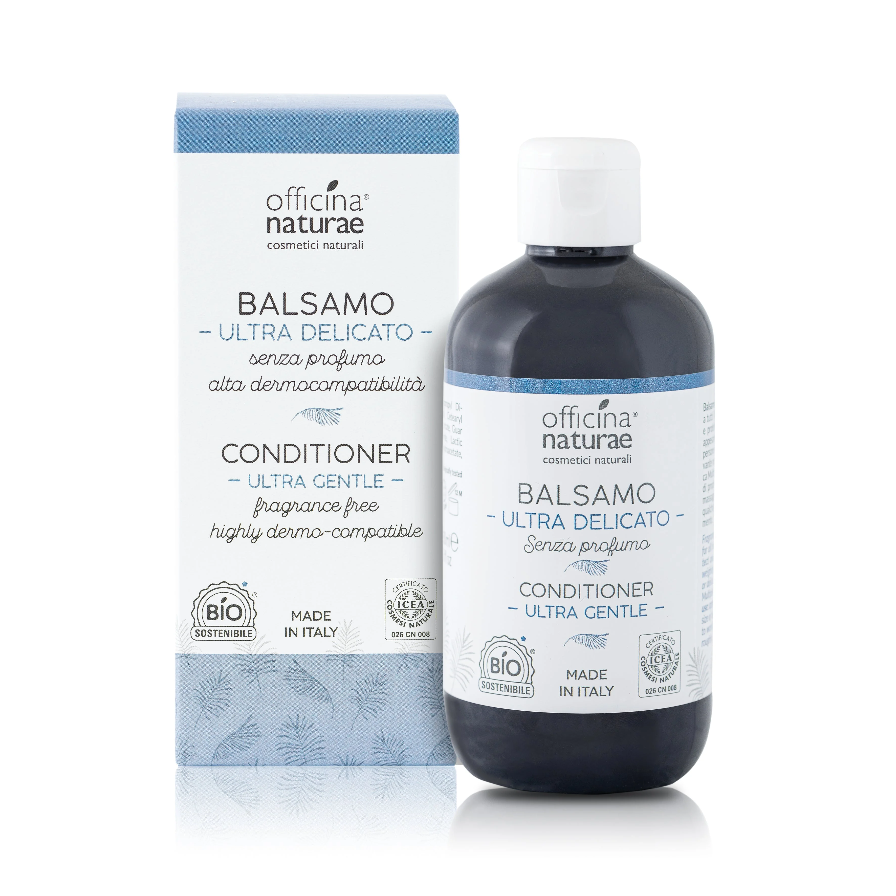 Officina Naturae Ultra Delicato Conditioner for Very Sensitive Skin (250 ml) - also suitable for people with MCS