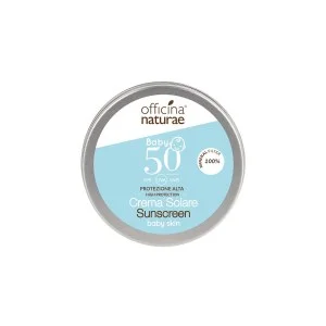 Officina Naturae Sunscreen for Kids and Sensitive Skin SPF 50 in a Tin (75 ml) - Fragrance-Free