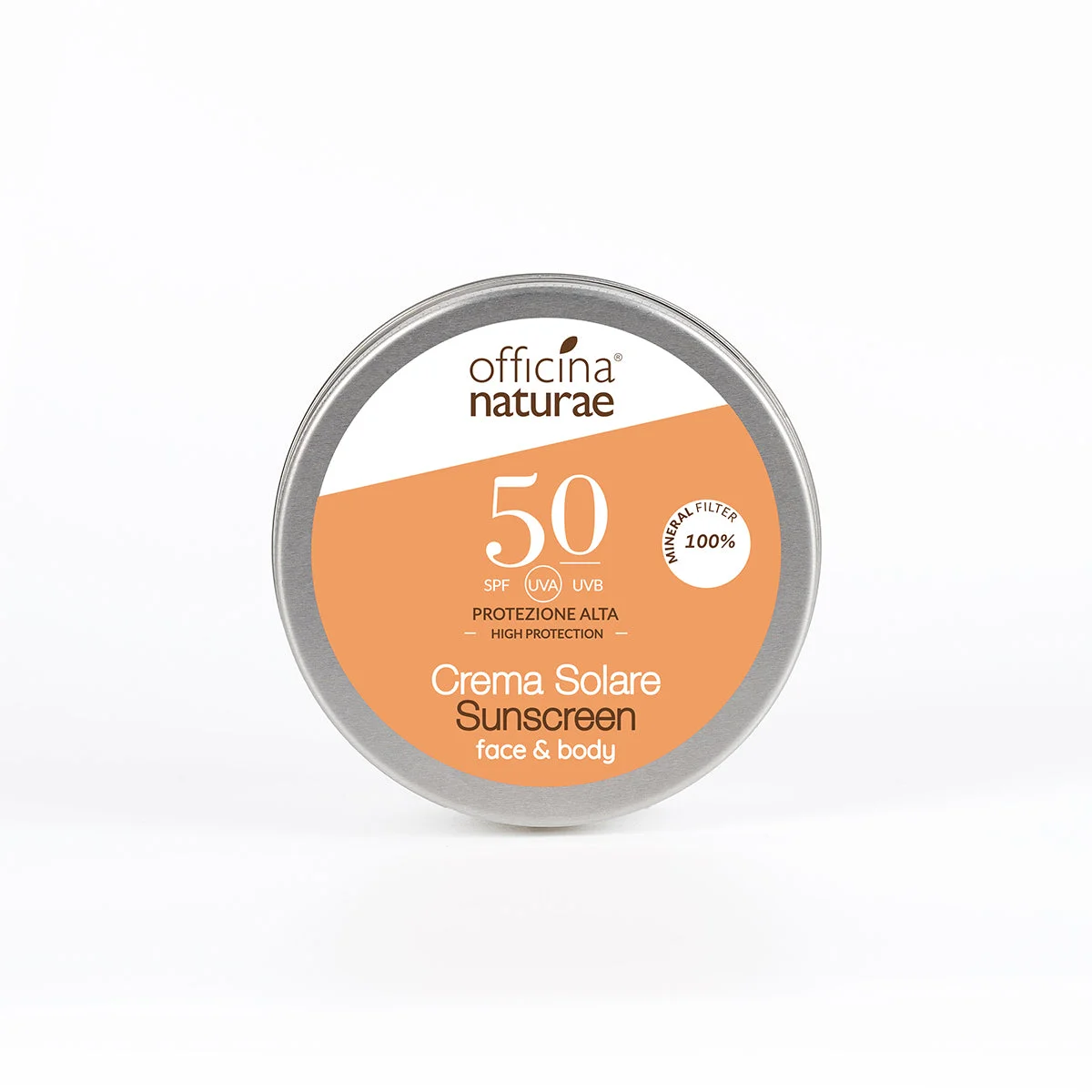 Officina Naturae SPF 50 Sunscreen in a Tin (75 ml) - Fragrance-Free