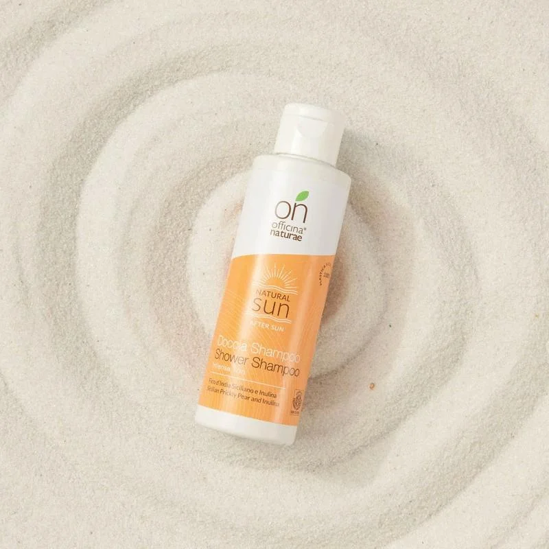 Officina Naturae After-sun shower gel and shampoo (150 ml) - with a vanilla-coconut fragrance