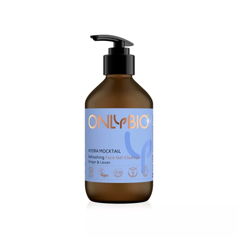OnlyBio Hydra Mocktail Refreshing Cleansing Gel (250 ml) - with ginger and lavender