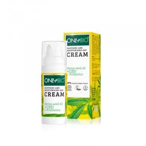 OnlyBio Soothing day cream for sensitive skin with hemp and CBD (50 ml)