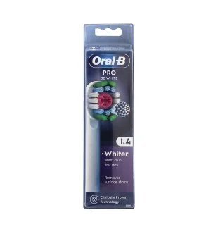 Oral-B Pro 3D White Replacement Brush Heads 4 pcs