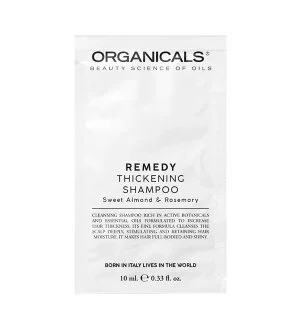 Organicals REMEDY Thickening Shampoo Sweet Almond & Rosemary Strengthening Shampoo for Fine Hair