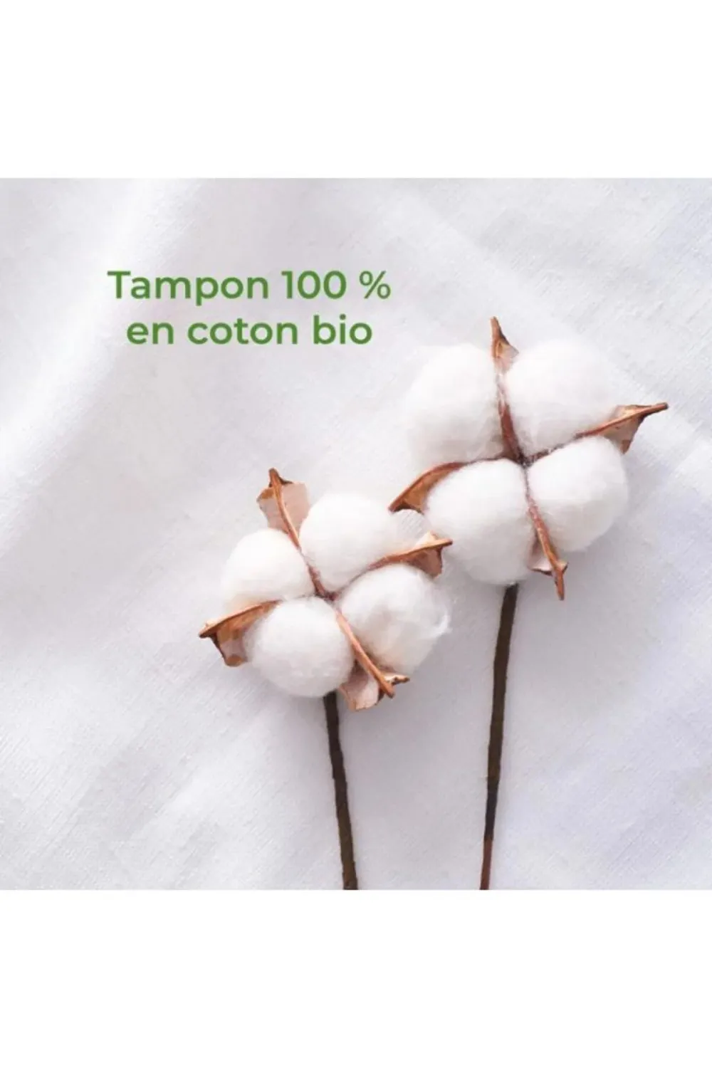 Organyc Super Plus Tampons (16 pcs) - 100% organic cotton, 4 drops