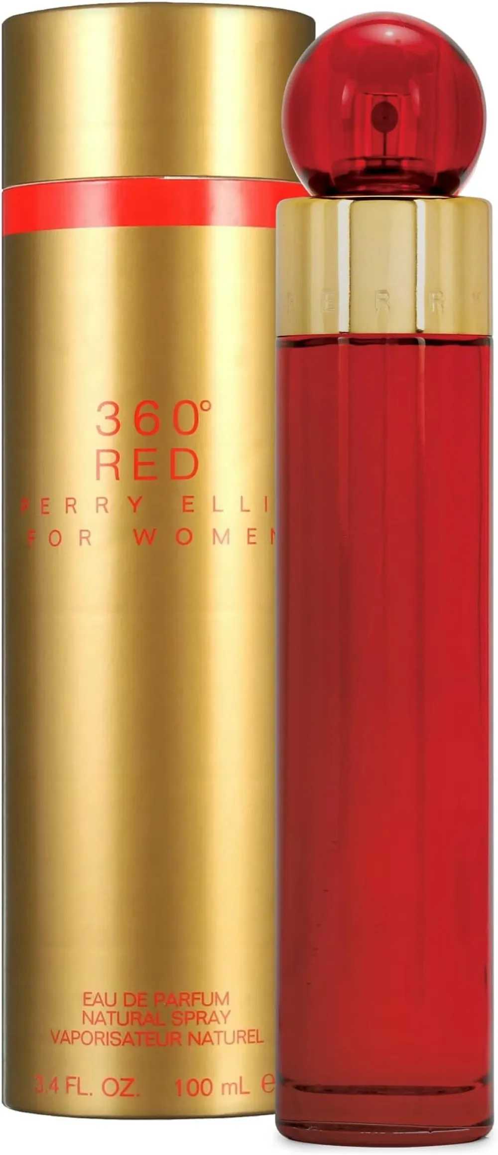 360° Red For Women Eau de Toilette for Women 100 ml