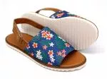 Perky Pier Sandal Plumerias