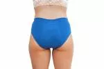 Pinke Welle Menstrual Panties Bikini Blue - Medium Blue - htr. and light menstruation (M)