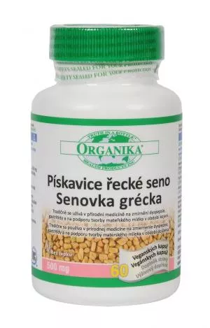 Organika Fenugreek 500 mg, 60 capsules