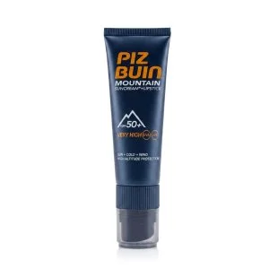 Piz Buin Mountain 2-in-1 (Sun Cream + Lipstick) SPF 50+