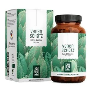 Naturtreu Treasure for veins - rutin & comfrey, 120 capsules