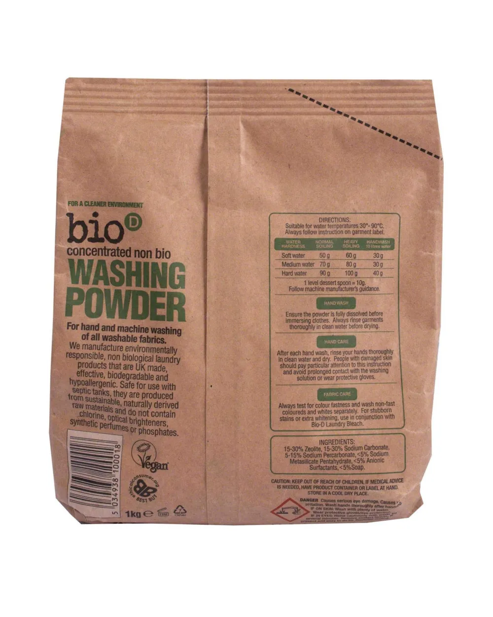 Bio-D Hypoallergenic washing powder (1 kg)