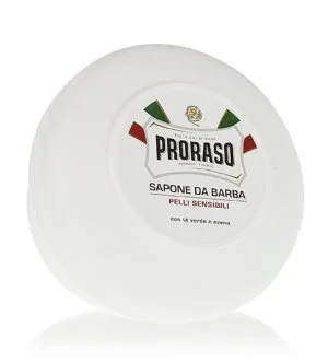 PRORASO White Shaving Soap for Sensitive Skin