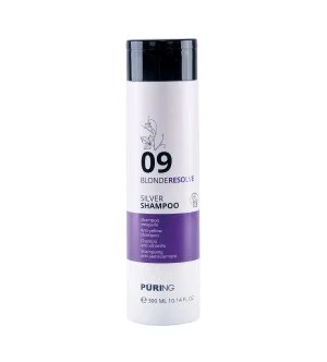PURING 09 BlondeResolve Silver Shampoo Neutralizing Shampoo for Blonde, Grey and Bleached Hair