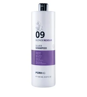 PURING 09 BlondeResolve Silver Shampoo Neutralizing Shampoo for Blonde, Grey and Bleached Hair