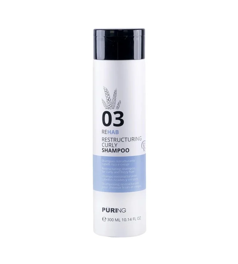 03 Rehab Restructuring Curly Shampoo Restructuring Shampoo for Curly and Frizzy Hair 300 ml