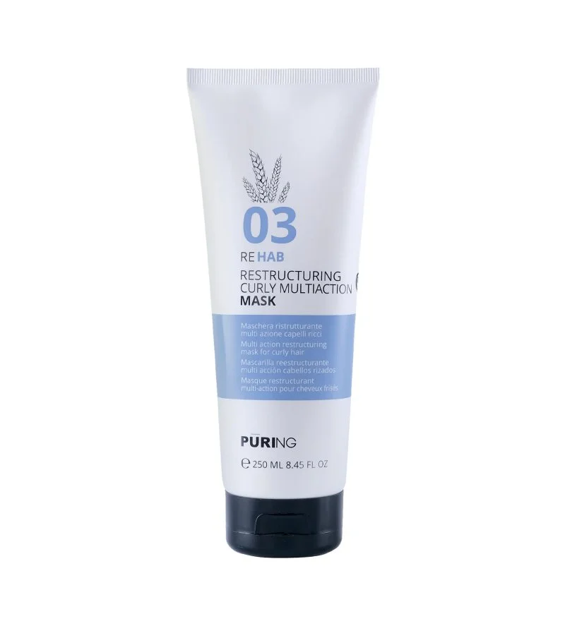 03 Rehab Restructuring Curly Multi Action Mask Intensive Hydrating Mask for Curly, Wavy and Frizzy Hair 250 ml