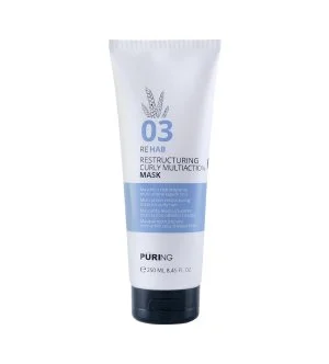 PURING 03 Rehab Restructuring Curly Multi Action Mask Intensive Hydrating Mask for Curly, Wavy and Frizzy Hair