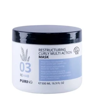 PURING 03 Rehab Restructuring Curly Multi Action Mask Intensive Moisturizing Mask for Curly, Wavy and Frizzy Hair