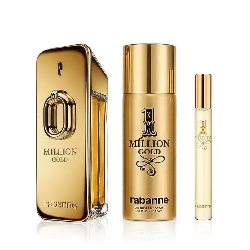 Million Gold Intense Eau de Parfum for Men 100 ml + 1 Milion EDT Mini 10 ml + Deodorant Spray 150 ml