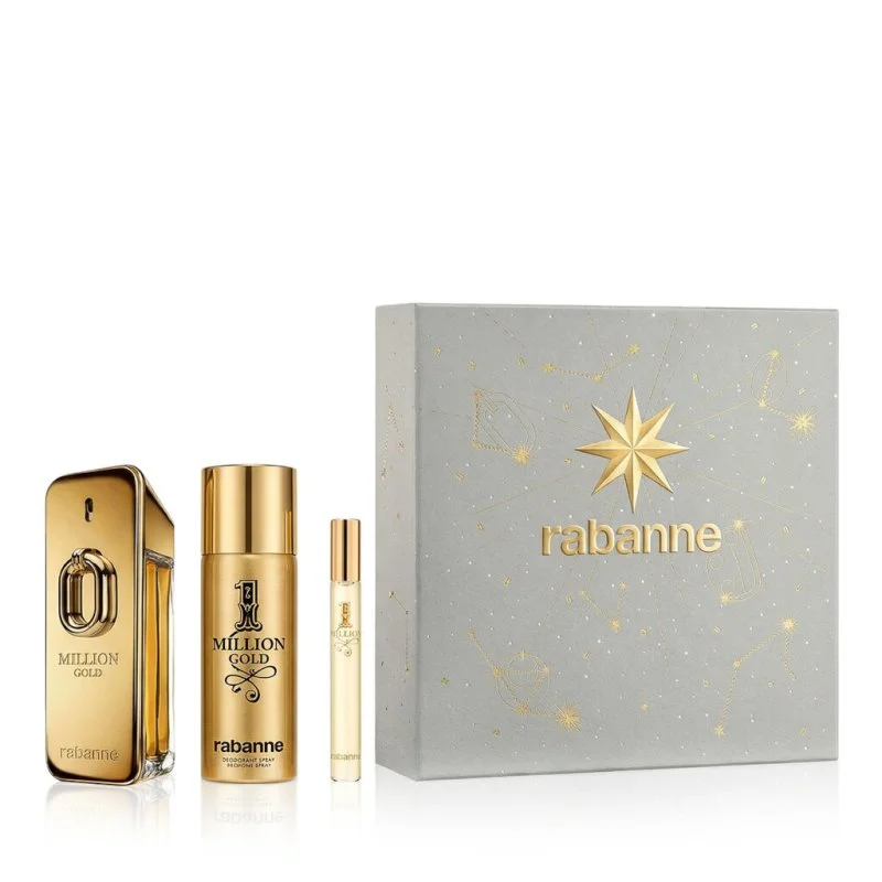 Million Gold Intense Eau de Parfum for Men 100 ml + 1 Milion EDT Mini 10 ml + Deodorant Spray 150 ml