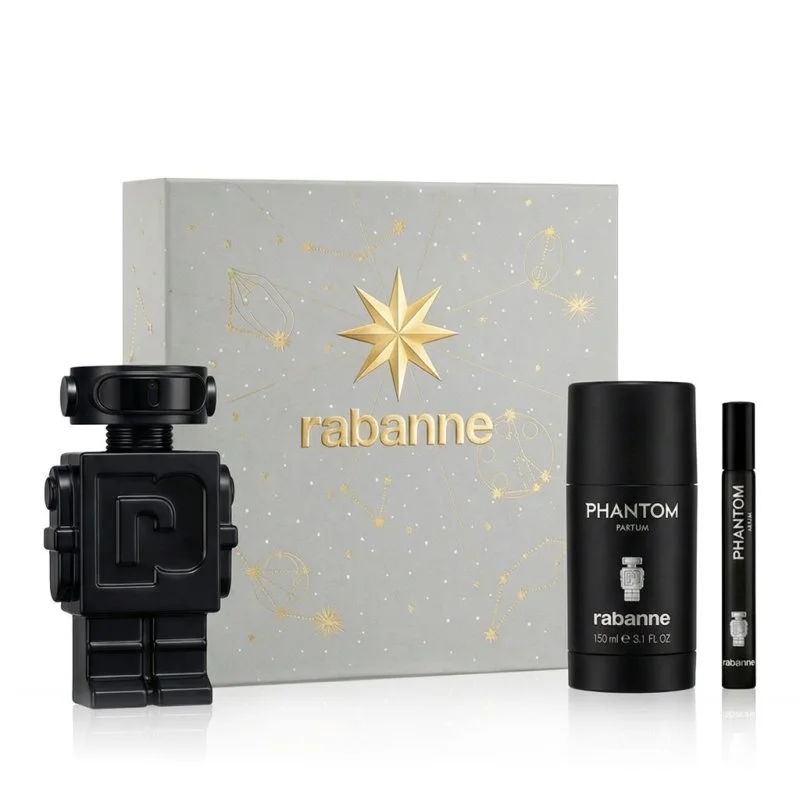 Phantom 100 ml + Deodorant Spray 150 ml + Mini Perfume for Men 10 ml