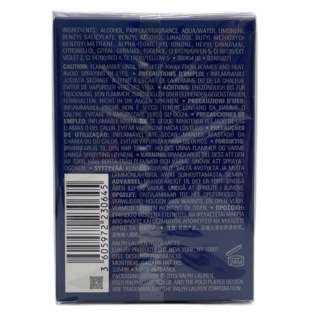Polo Deep Blue Eau de Parfum for Men 40 ml
