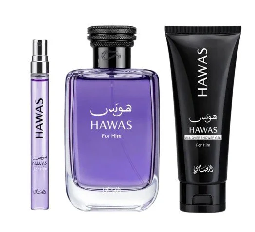 Hawas Men M 100 ml + EDP 10 ml + shower gel parfémovaná voda 50 ml