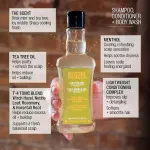 3-in-1 Tea Tree Shampoo-Conditioner-Body Wash shampoo for men 3-in-1 for men 350 ml