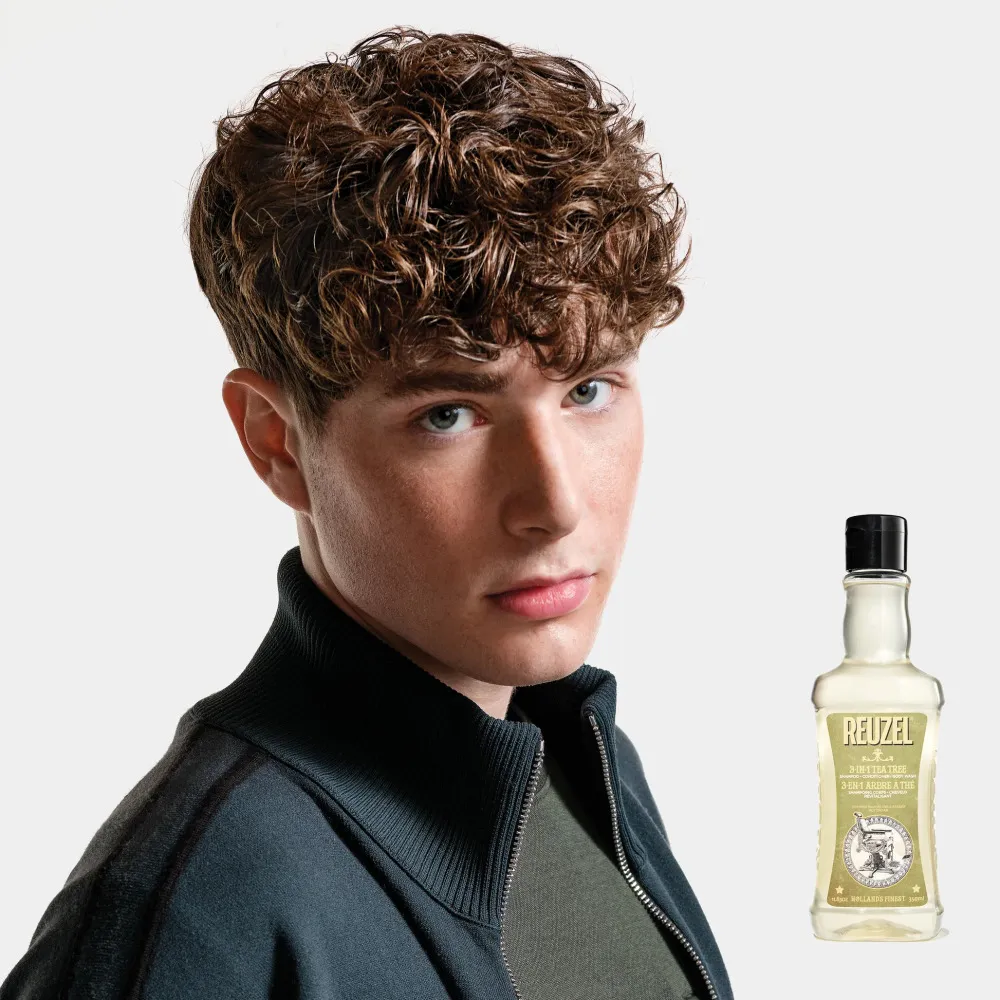 3-in-1 Tea Tree Shampoo-Conditioner-Body Wash shampoo for men 3-in-1 for men 350 ml