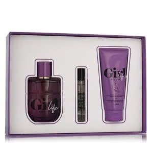 Rochas Girl Life EDP 75 ml + EDP MINI 7.5 ml + body balm 100 ml W