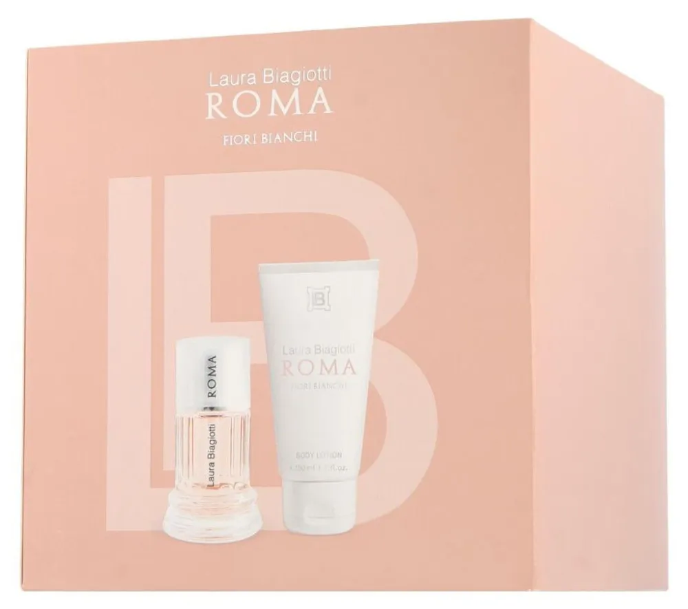 Roma Fiori Bianchi Eau de Toilette for Women 25 ml + Body Lotion 50 ml