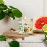 Rozvoněno Scented Candle - Thank You (130 ml) - with Grapefruit, Lime and Bergamot