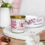 Rozvoněno Scented candle - Unique Mom (130 ml) - with geranium, orange and patchouli