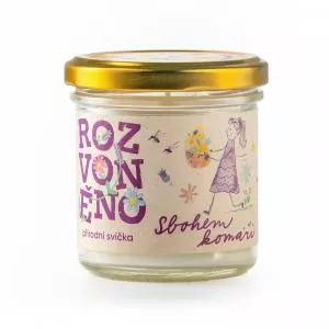 Rozvoněno Scented candle - Goodbye mosquitoes (130 ml) - with lavender and lemongrass