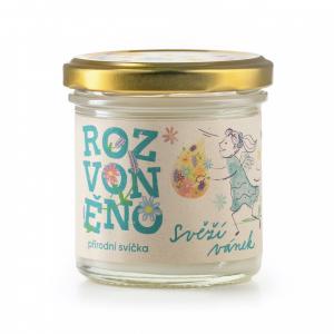 Scented candle - Fresh breeze (130 ml) - with eucalyptus and lemon